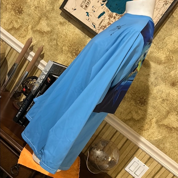 Guy Harvey Men's Blue Long Sleeve Shirt. 2X. Nearly New - Picture 3 of 10